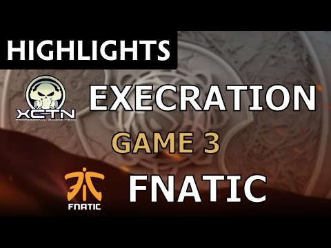 Execration vs Fnatic [Game 3] The International 2016 Qualifiers - Dota Highlights