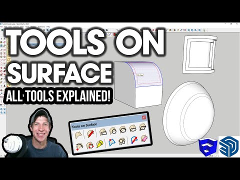 Tools on Surface by Fredo6 for SketchUp - ALL TOOLS EXPLAINED!
