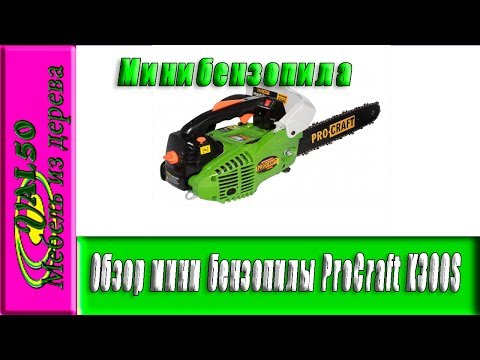 Обзор мини бензопилы ProCraft K300S