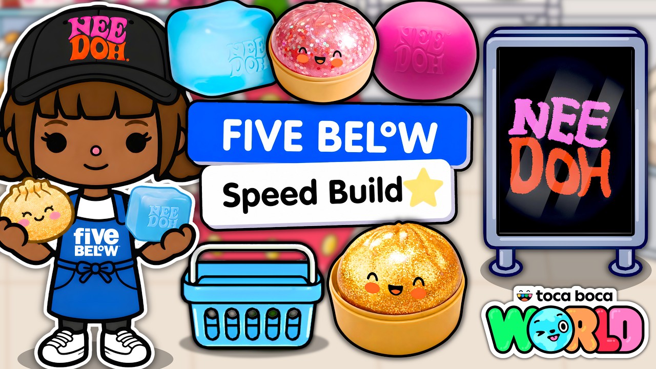 I BUILT A NEEDOH STORE in Toca Life World! *FIVE BELOW*⭐ (Toca Boca)