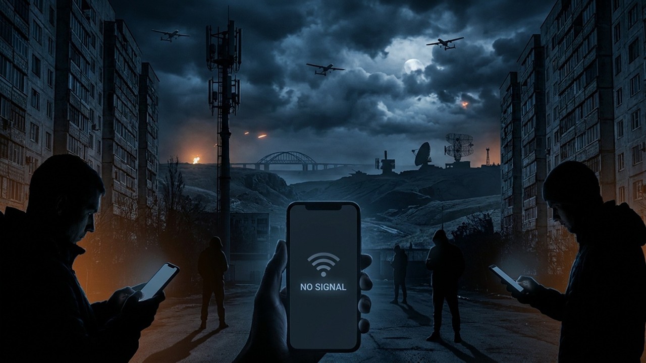 CRIMEA GOES SILENT: Blackouts Spread as Mobile Internet Collapses in Dzhankoy || 2026