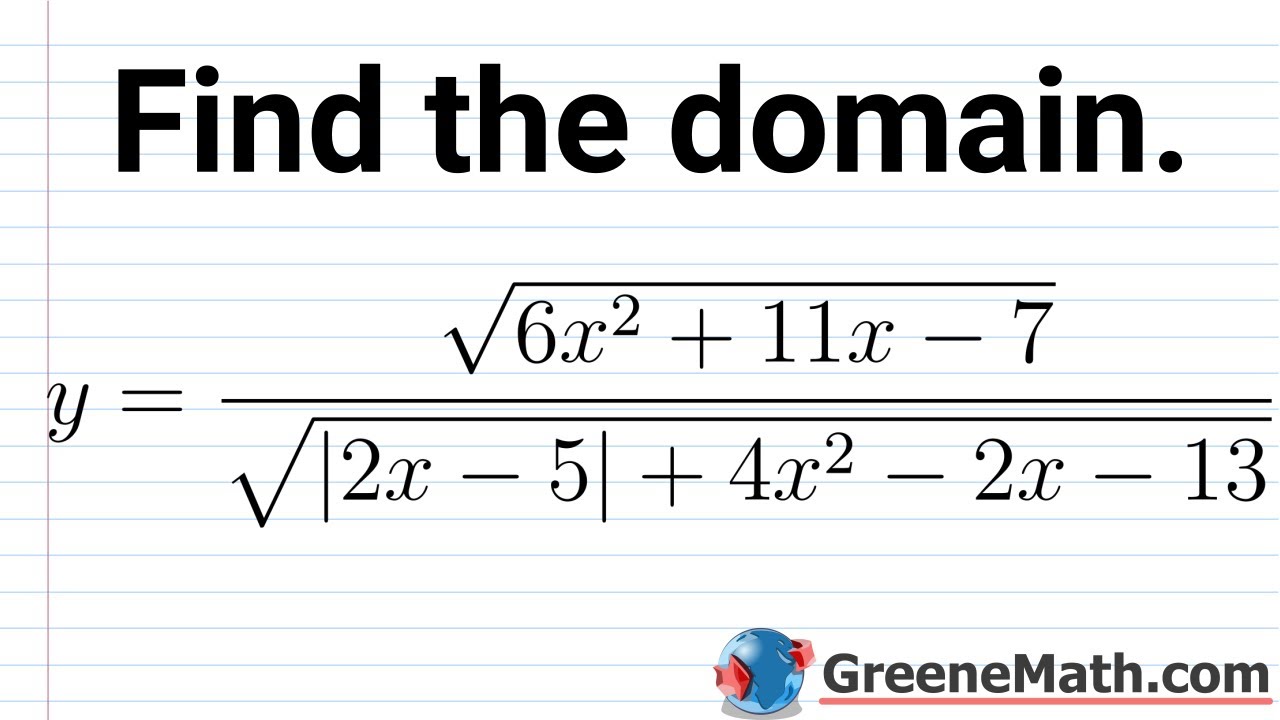 Domain and Range Practice Test Full Solutions