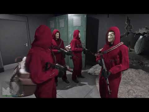 RAPINA in STILE CASA DI CARTA - GTA 5 MOD VITA DA GANGSTER (7) #1