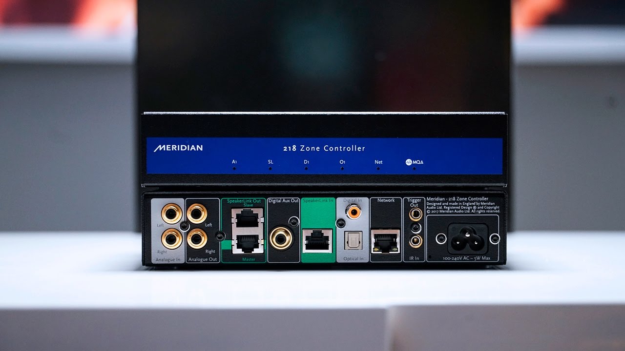 Meridian 218 Zone Controller: Overview