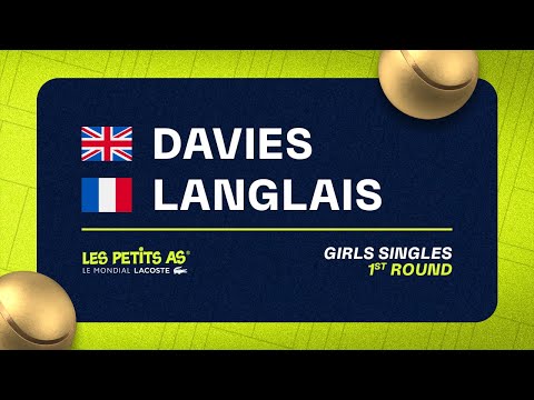Les Petits As 2023 | Girls Singles 1R | Ophelia Korpanec Davies vs Cindy Langlais