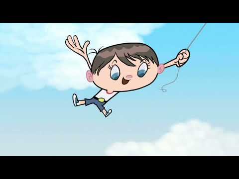 Yo gabba gabba flying a kite