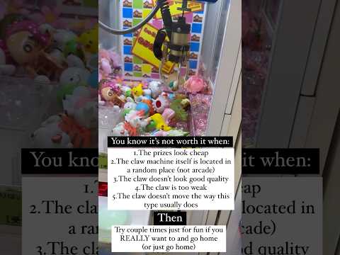 How to Know if the Claw Machine Worths your 🪙#clawmachine #cranegame