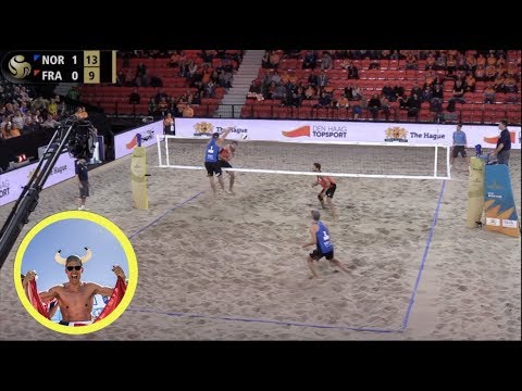 Mol.A/Sørum (NOR) vs. Aye/Gauthier-Rat (FRA) FIVB 4-Star The Hague 2019