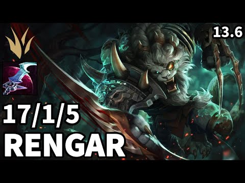 Rengar Jungle vs Karthus - KR Master  | Patch 13.6