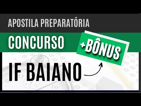 Material EXCLUSIVO para Professor (Concurso IF Baiano 2023)