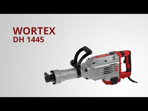 фото отбойный молоток wortex (вортекс) dh 1445 1400 вт, 45 дж, hex 30, 1800 удля мин. 14.3 кг 0