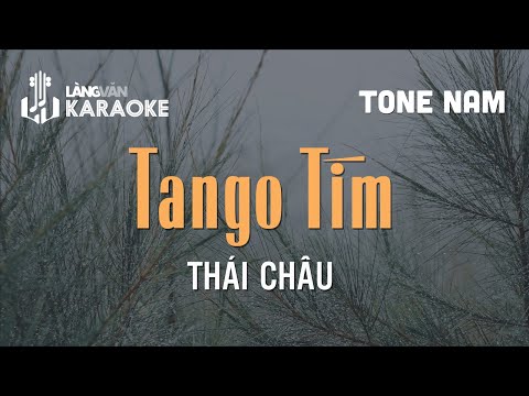 KARAOKE | Tango Tím | TONE NAM | Thái Châu | Official Làng Văn