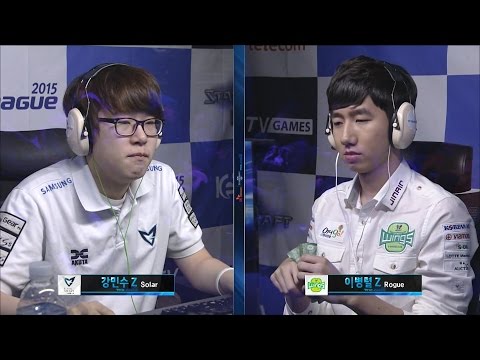 [SPL2015] Solar(Samsung) vs Rogue(Jin Air) Set5 Foxtrot Labs -EsportsTV, Starcraft 2