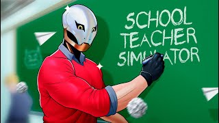 El mejor profesor del mundo 😎 (School Teacher Simulator) #gaming #gameplay