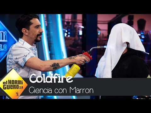 Marron enseña un producto que hace ignífugo el cuerpo humano - El Hormiguero 3.0