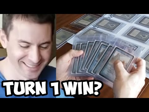 MOST EXPENSIVE MTG DECK EVER = TURN 1 WIN