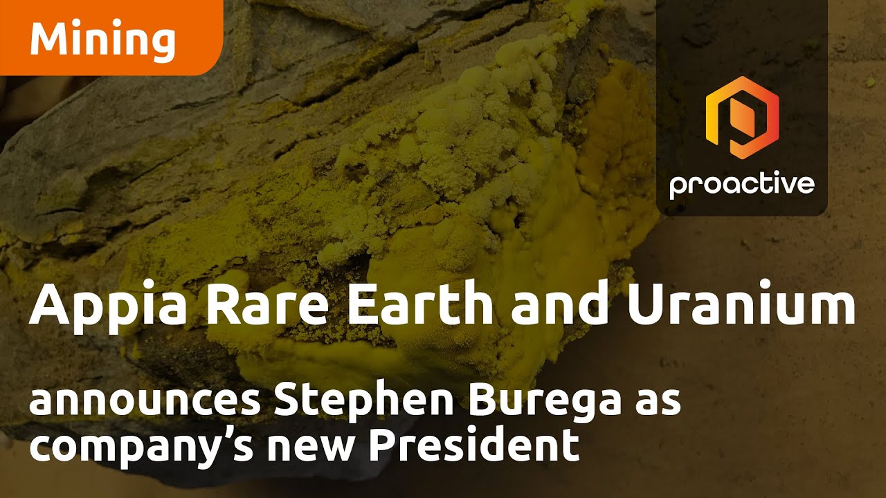 Appia Rare Earth and Uranium Corp announces Stephen Burega as company’s new President