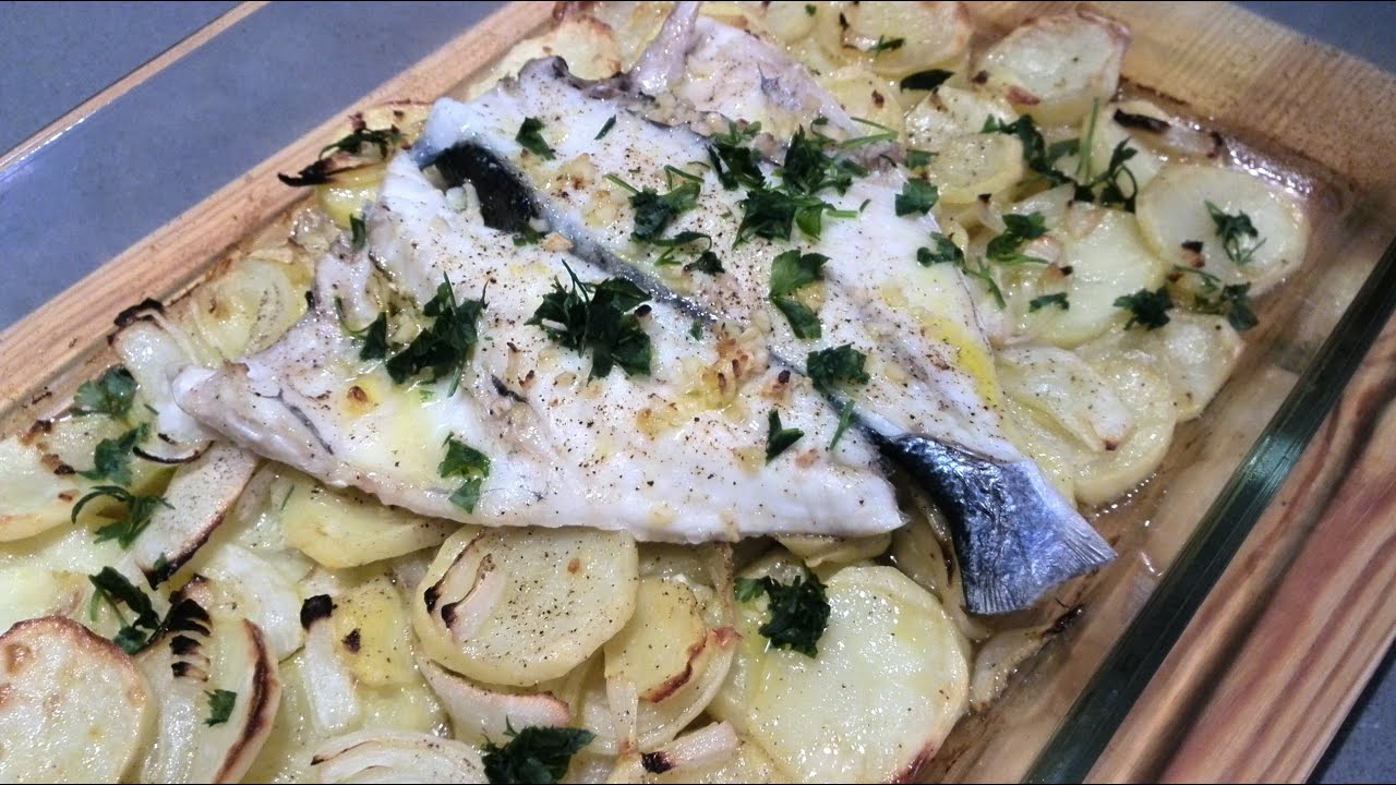 #29 Dorada al horno con patatas panadera