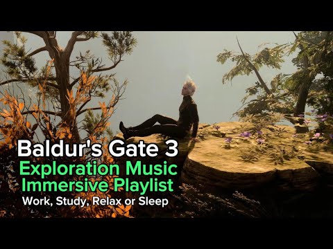 Baldur's Gate 3 Playlist Exploration Music | Ambient BG3 ASMR | Astarion | Study Relax Sleep Music