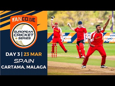 🔴 FanCode European Cricket Series Spain, Cartama 2022 | Day 3 | T10 Live Cricket