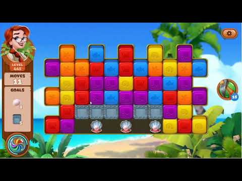 Lost Island Blast Adventure Level 445 - No Boosters