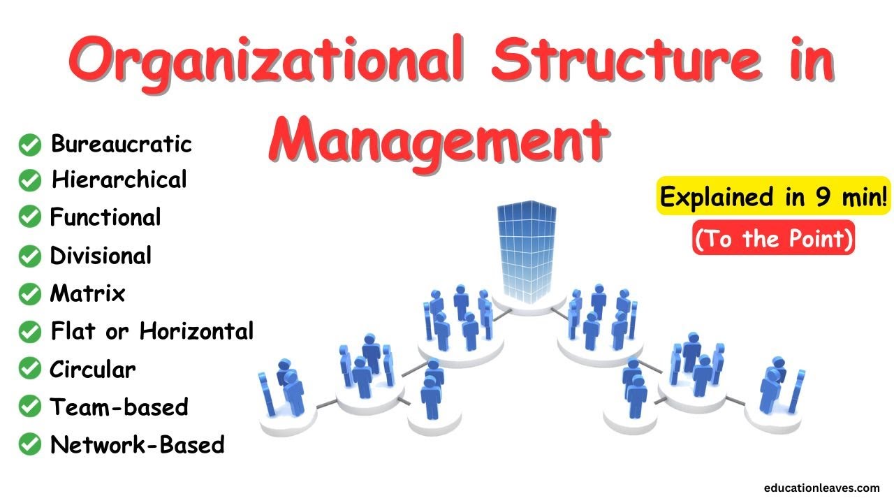 Types of Organizational Structure in management