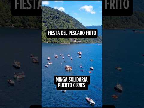 Fiesta del Pescado Frito Puerto Cisnes #aysén #surdechile #fiestacostumbrista #mingasolidaria