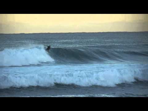 Solid Surfen op flotte Wellen op Deerfield Beach