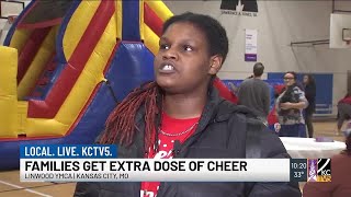 Families get extra dose of cheer at the Linwood YMCA