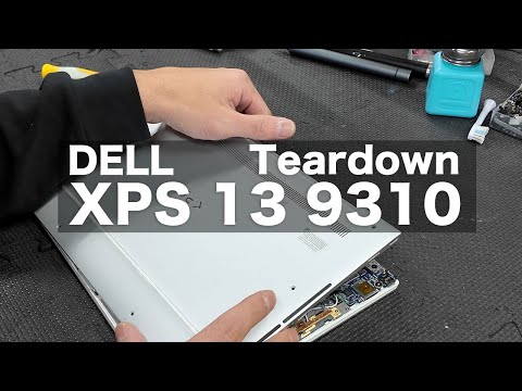 Dell XPS 13 9310 Teardown – Upper Display Assembly Removal Step-by-Step