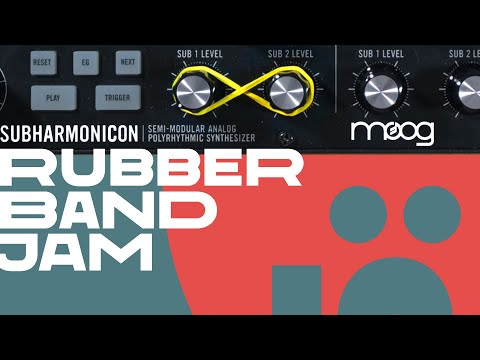 Moog Subharmonicon // Rubber Band // Roland TR-08 JU-06A :: [synth recipe #77]