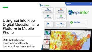 Create questionnaire form in epi info and collect data using mobile phone in epidemiology