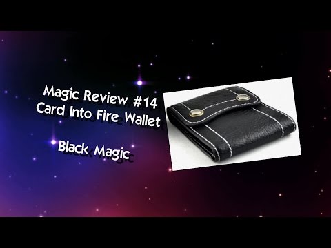 Magic Review #14 - Card Into Fire Wallet By Black Magic