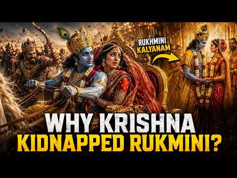 Why Krishna Kidnapped Rukmini? | Complete Rukmini Kalyanam Story | Krishna & Rukmini Love Story