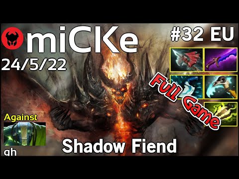 miCKe [Alliance] plays Shadow Fiend!!! Dota 2 Full Game 7.20
