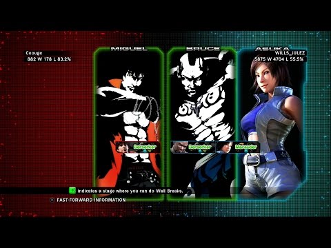 334 - Tekken Tag Tournament 2 - Coouge (Miguel) vs WILLS_JULEZ (Bruce/Asuka)
