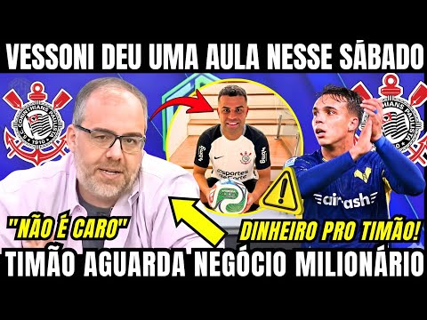 VESSONI DEU UMA AULA SOBRE OS VALORES DE ALISSON E TIMÃO AGUARDA TRANSFERÊNCIA MILIONÁRIA HOJE 