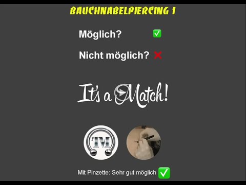 Bauchnabelpiercing möglich? Hier der 1. Bauchnabel und das Piercing stechen im Tempel München