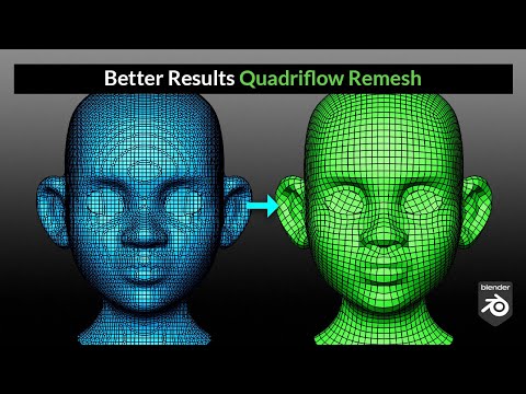 Better Results from Voxel and Quadriflow Remesh | Blender Secrets