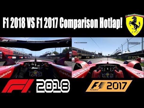 F1 2018 VS F1 2017 Ferrari Canada Hotlaps!
