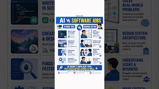 AI vs Software Jobs 🤖💻 Will AI Replace Developers?#developerlife AI #Developers #Coding #TechTok