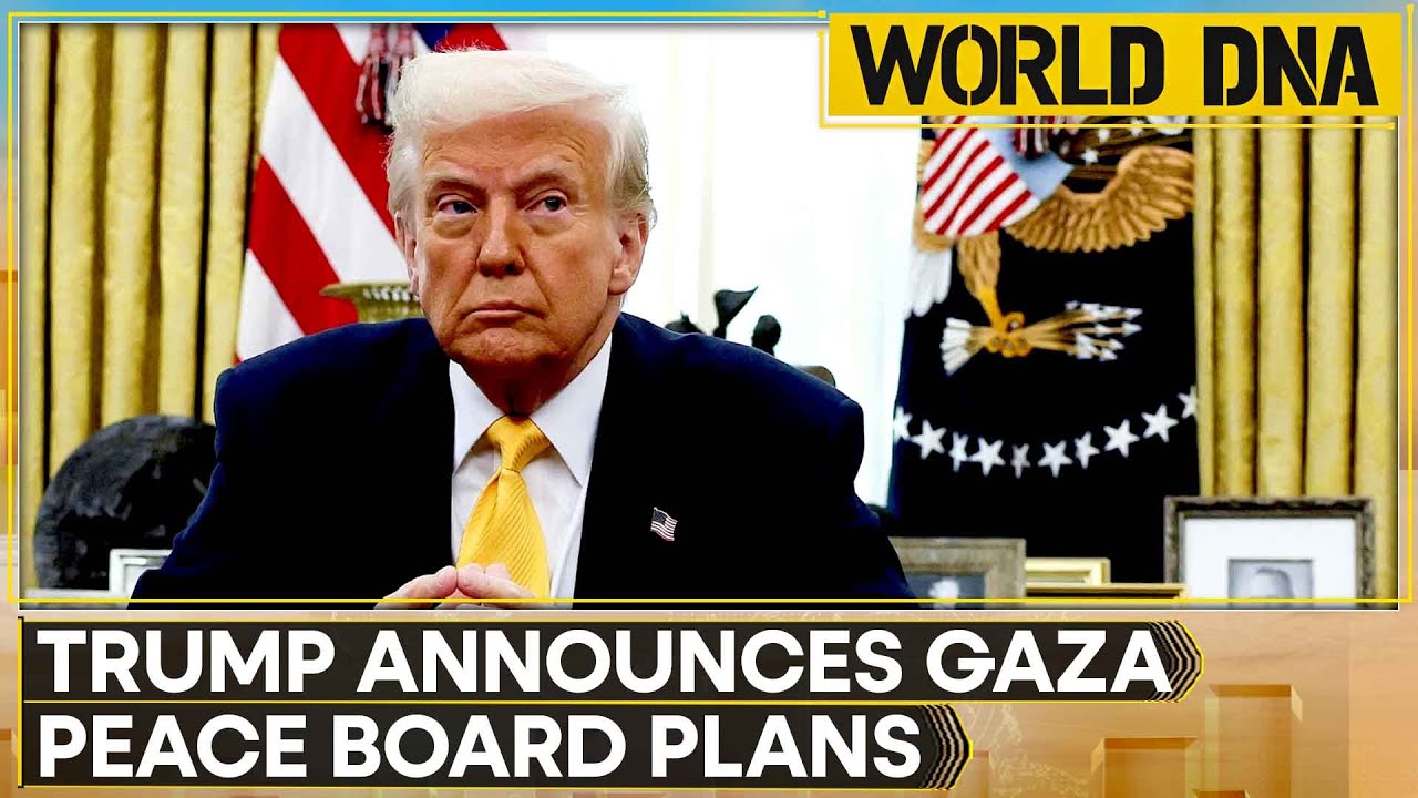 Gaza Ceasefire: Trump Announces Gaza Peace Board Plans, Calls It “Legendary” | WION World DNA