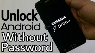 How to Unlock Forgotten Password Samsung Galaxy Phones || J7 Prime Hard Reset Hindi