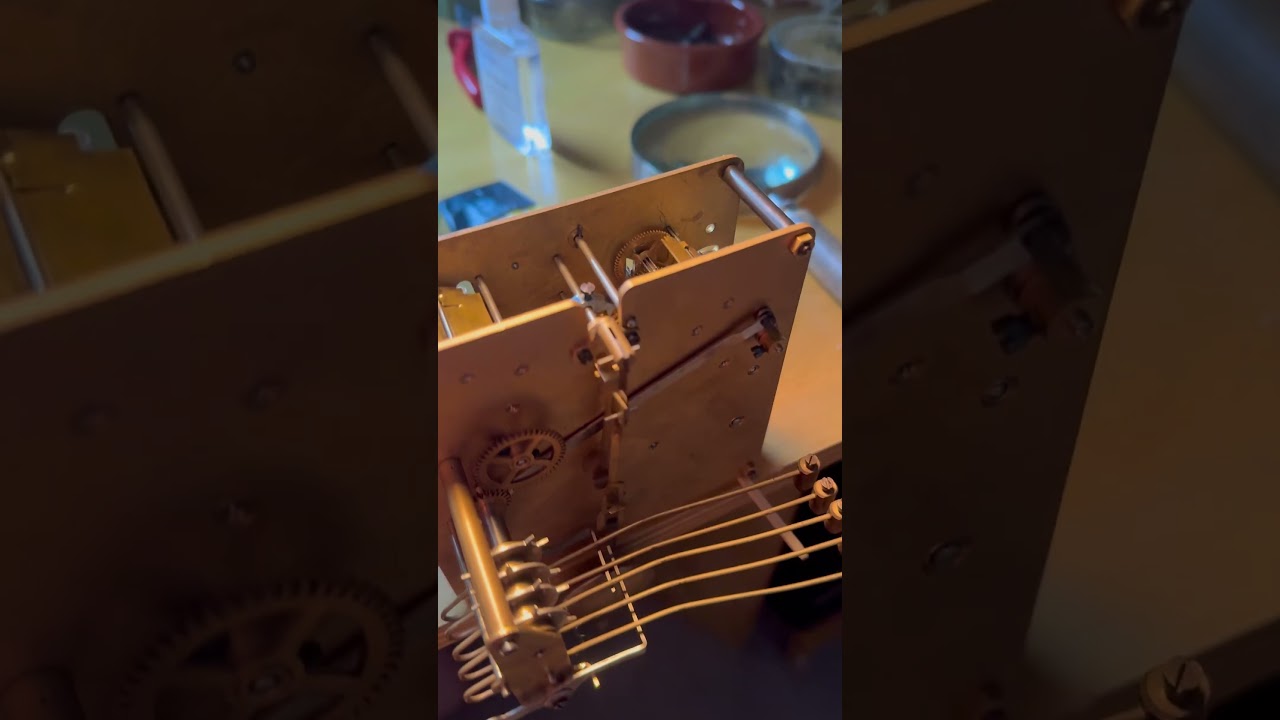 Unidentified clock movement after repair with the help of NAWCC Forums. #analogclock
