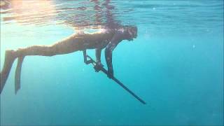 Spearfishing near Split Croatia Spearfishing near Split Croatia