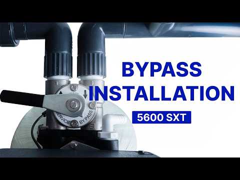 Fleck 5600SXT Water Softener Bypass Installation | Crystal Quest Installation video