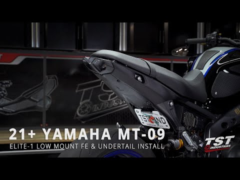 How to install Low Mount Fender Eliminator and Full Undertail for 2021+ MT-09 by TST Industries