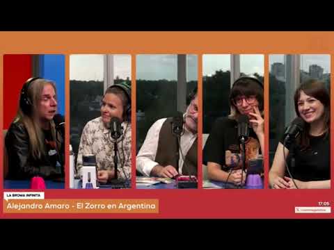 Gelatina La Broma Infinita  Seba de Caro  Alejandro Amaro  El Zorro en Argentina Su Historia Secreta