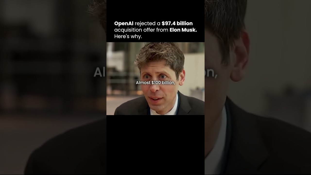 Sam Altman’s Savage Response to Elon Musk’s $97 Billion Offer 🤫