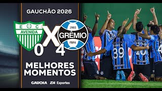 AVENIDA 0x4 GRÊMIO | MELHORES MOMENTOS | GAUCHÃO | 10/01/2026